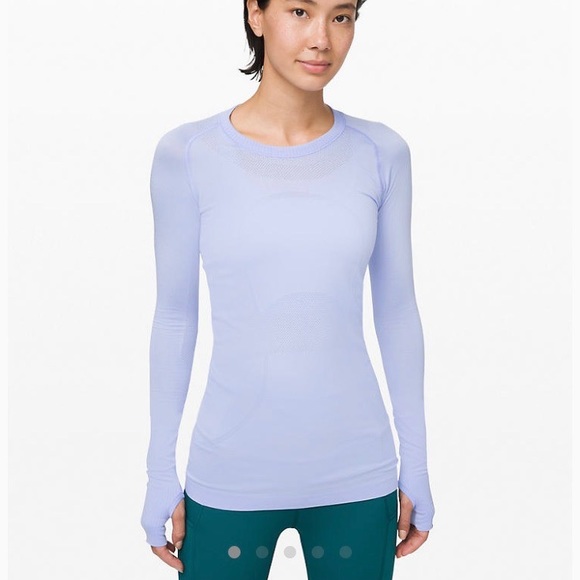 lululemon athletica Tops - Lululemon Lavendar Long Sleeve Top